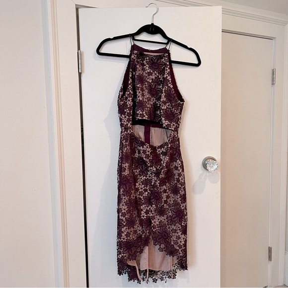 STYLESTALKER Plum Rosale Dress - Picture 2 of 3